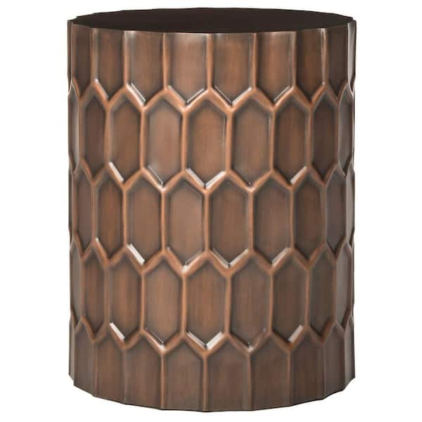 SAFAVIEH Corey Dark Brown Side Table