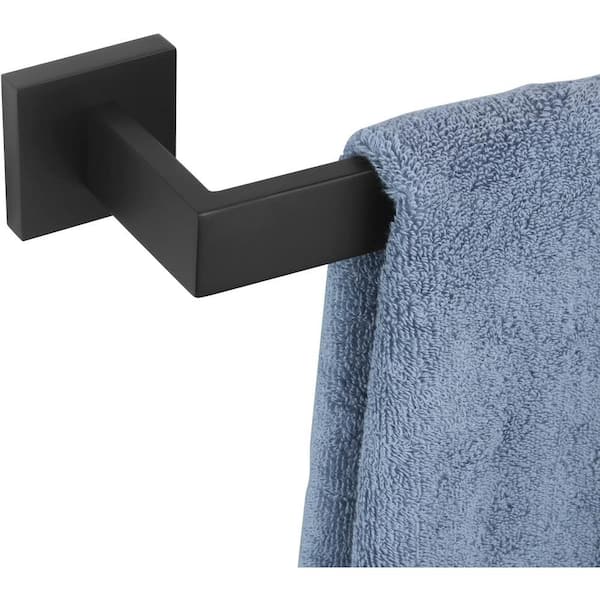 Dyiom 32 in. Wall Mounted, Towel Bar in Matte Black