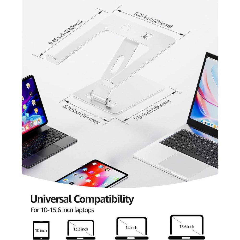 Adjustable Aluminum Laptop Stand - Thumbnail 3