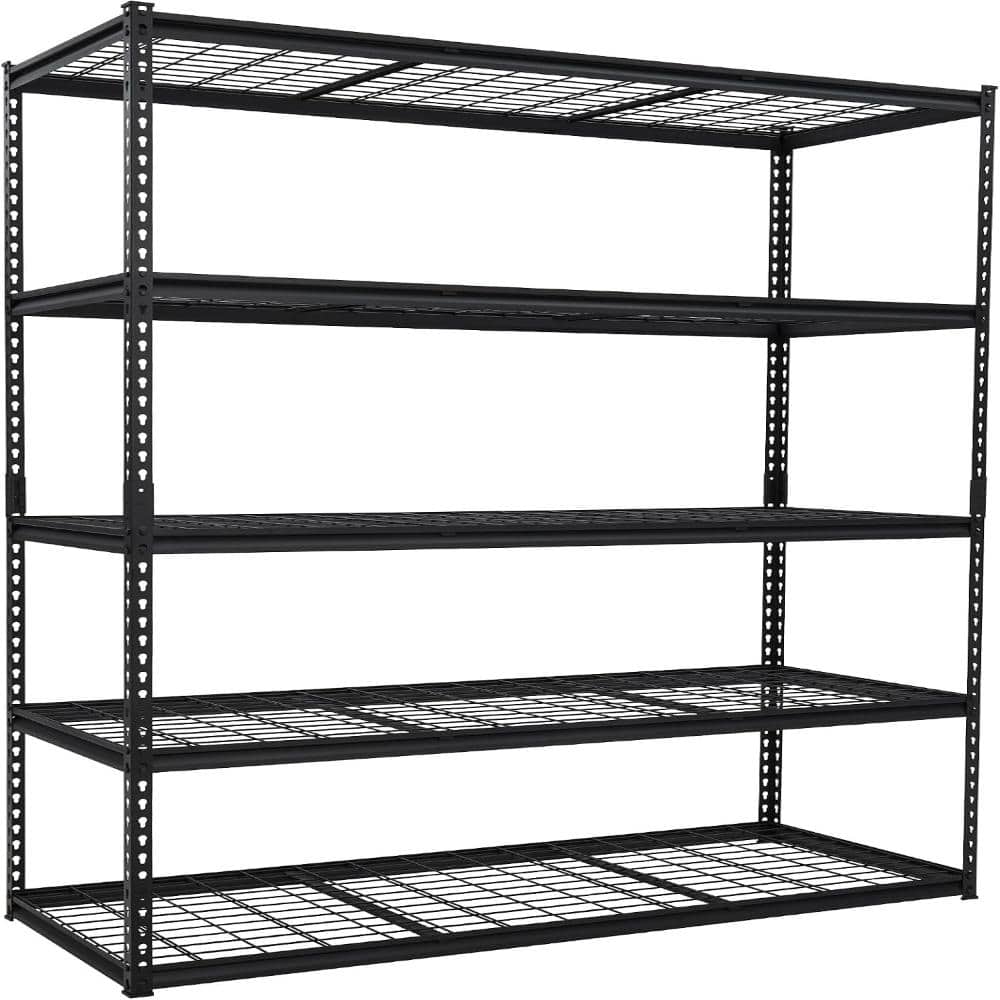 60x24x78 in 5-Tier Heavy Duty Shelving, 2500 lbs, Adjustable Utility Rack for Garage/Warehouse price history on PriceWatchPro
