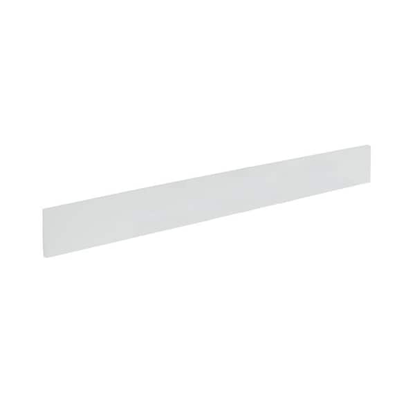 Bellaterra Home 36.2 in. Engineered Stone Stone Vanity Backsplash in White