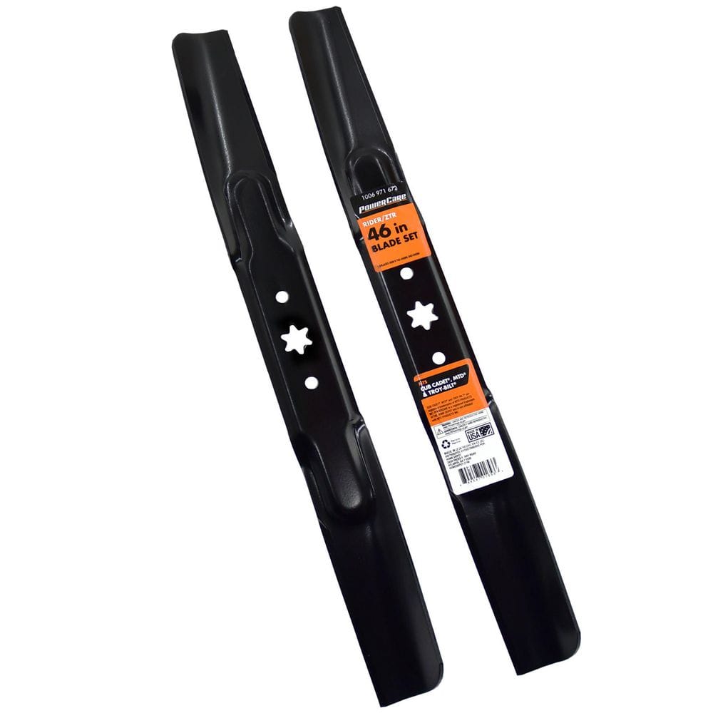 46 in. 2-Blade Set for Many Cut MTD, Cub Cadet, Troy-Bilt, Craftsman Mowers