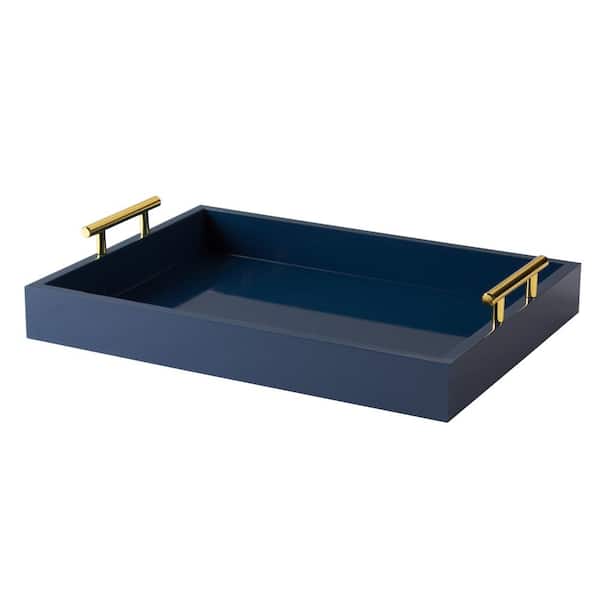 Kate and Laurel - Lipton Navy Blue Decorative Tray