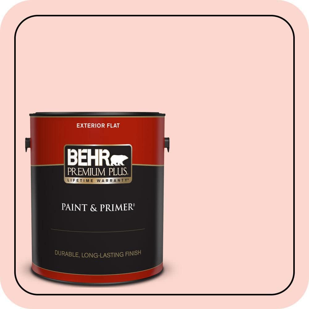 1 gal. #170C-2 Creamy Peach Flat Exterior Paint & Primer price history on PriceWatchPro