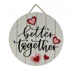 12 in. Better Together Wall Sign