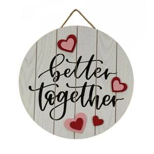 12 in. Better Together Wall Sign