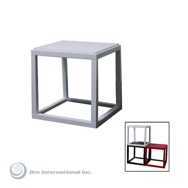 Home Decorators Collection White Stackable End Table