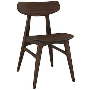 Coral Burgundy Wood Dining Chair (Set of 2)