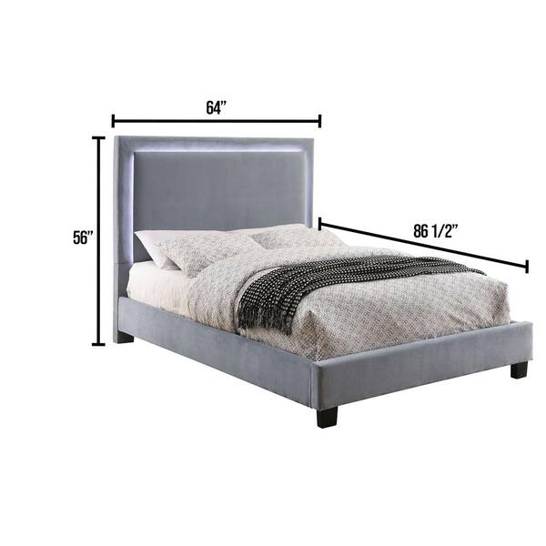 William's Home Furnishing Erglow I Gray Cal. King Bed