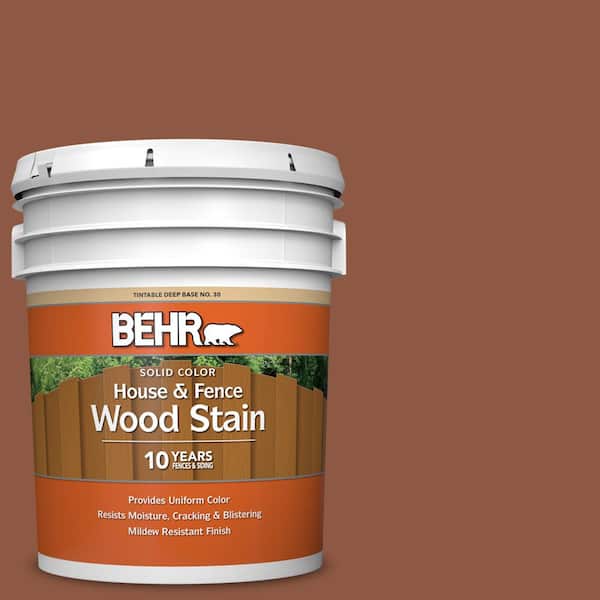 BEHR 5 gal. #PPU3-18 Artisan Solid Color House and Fence Exterior Wood Stain