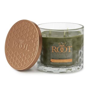 3-Wick Honeycomb Green Aromatic Herbs Scented Jar Candle