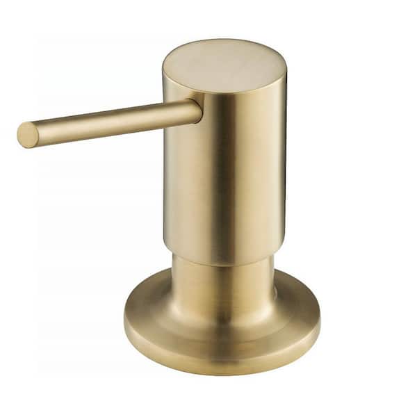 Kitchen Soap and Lotion Dispenser in Brushed Gold