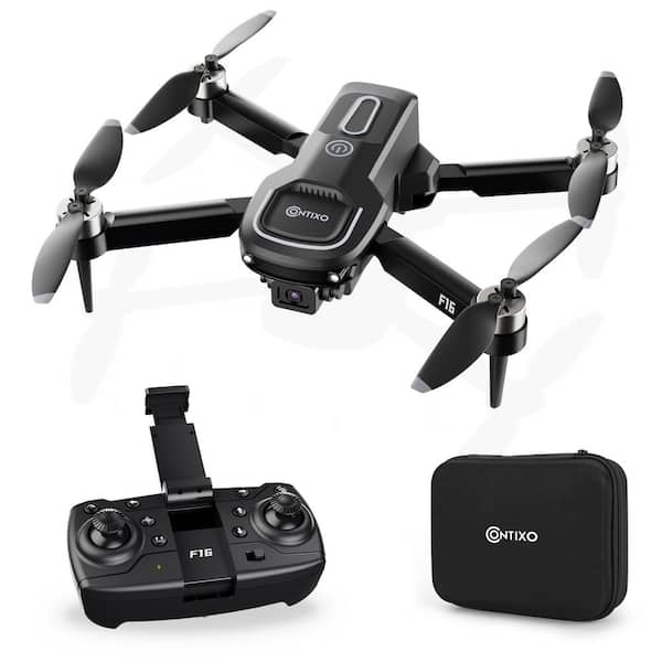 CONTIXO FPV Drone, Camera 1080P HD RC Quad 6 Axis Gyro, Optical Flow ...