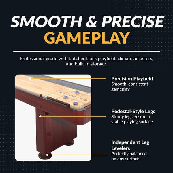 Shuffleboard table climate adjusters factory