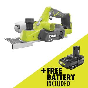 ONE+ 18V Cordless 3-1/4 in. Planer with Dust Bag with FREE 2.0 Ah Battery
