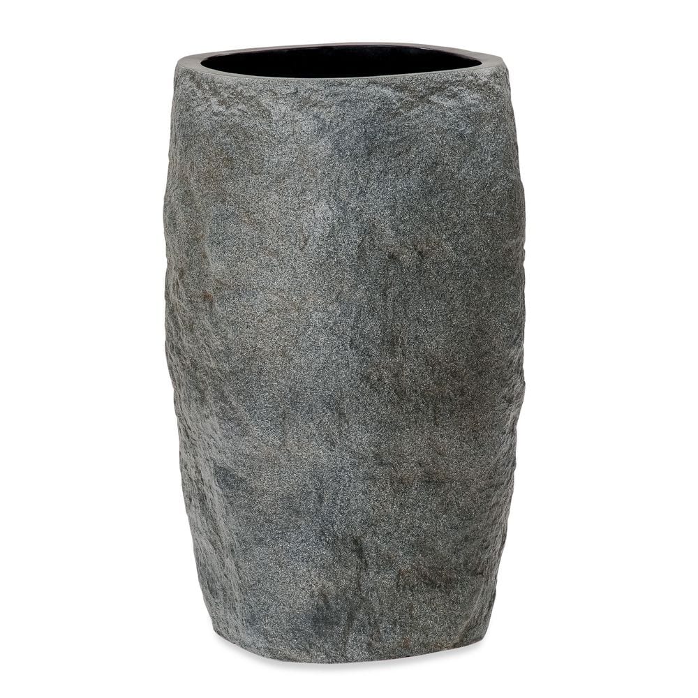 Preston Outdoor Gray Polyresin Plastic Patio Garden Urn Planter Pot (16.54 in. W x 29.53 in. H), 1-Pack price history on PriceWatchPro