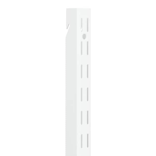 Everbilt 40 in. White steel Super Duty Hang Track for shelf bracket