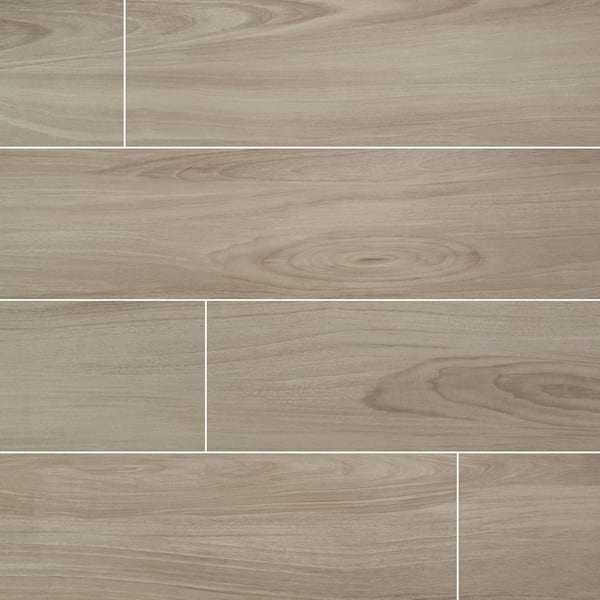 MSI Brooksdale Poplar 10 in. x 40 in. Matte Porcelain Floor and Wall Tile (13.89 sq. ft. / case)