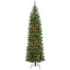 National Tree Company 7.5 ft. Kingswood Fir Pencil Artificial Christmas ...