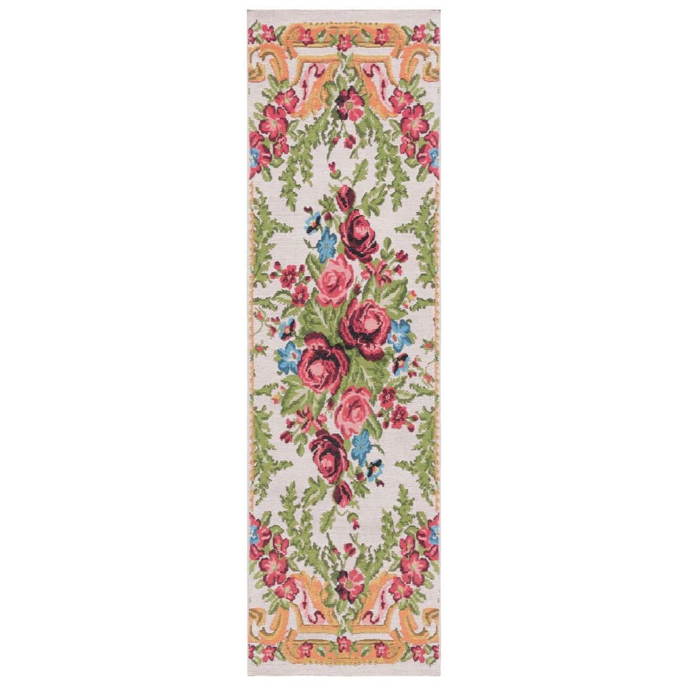 Classic Vintage 2 ft. x 8 ft. Ivory/Rose Medallion Floral Runner Rug price history on PriceWatchPro