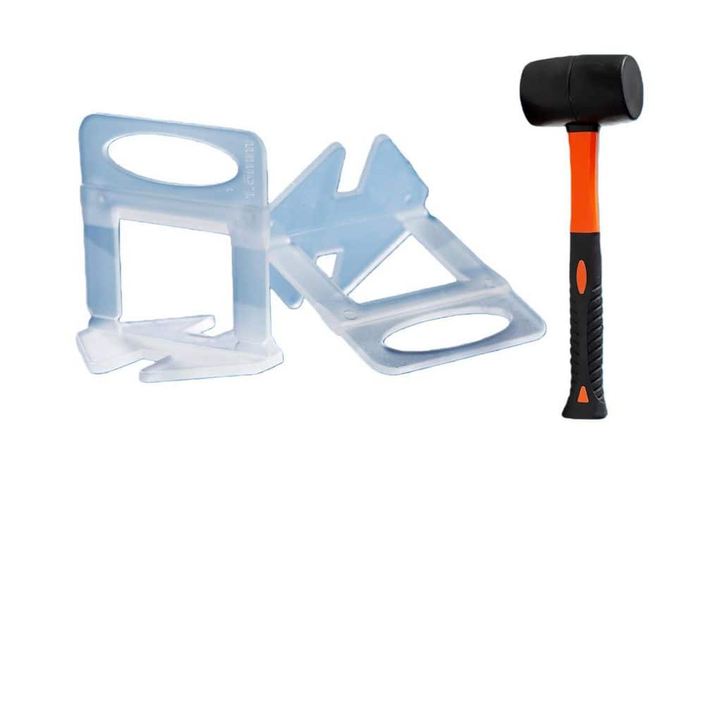 Tile Leveling System, 1/16 in. Spacers Tile Leveler Clips, Tile Leveler Spacers and Tools Harden Rubber Mallet Hammer price history on PriceWatchPro
