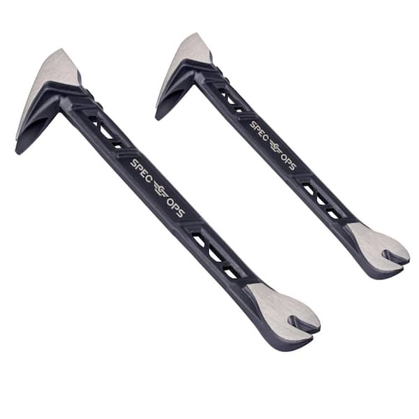 8" and 10" Nail Puller Cats Paw Pry Bar, High-Carbon Steel