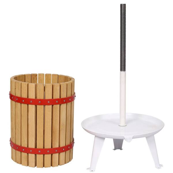 Fruit Wine Press-4.8 Gal./18 L in Oak