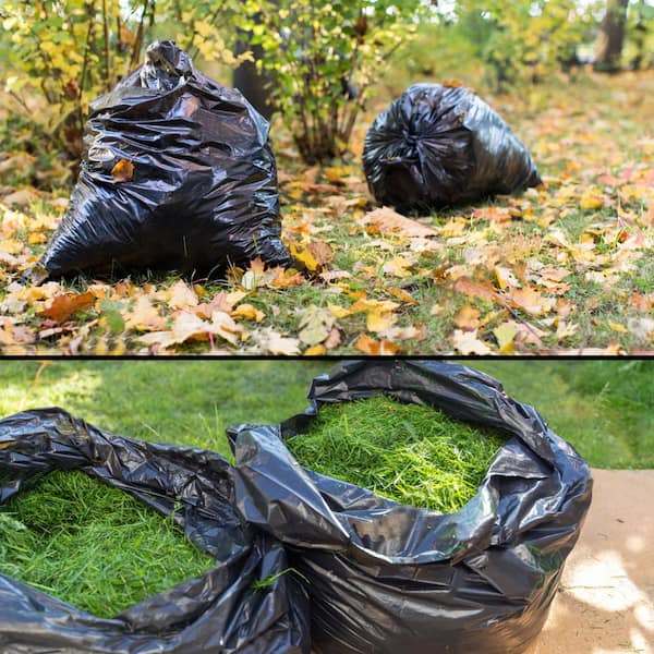 Blue Large Capacity Drawstring Garden Yard Lawn Rubbish Leaves Storage Bag 