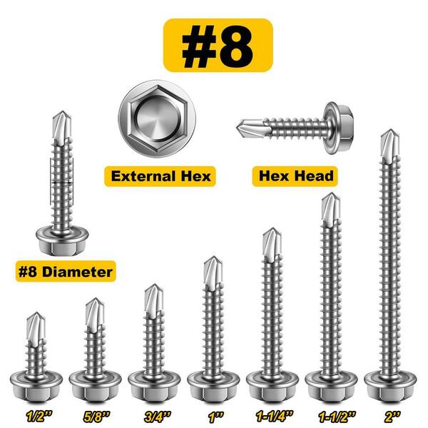 Prime-Line #8 X 2 In. Grade 18-8 Stainless Steel Phillips Drive Oval Head Self Tapping Sheet Metal Screws 25 Pack 9023044