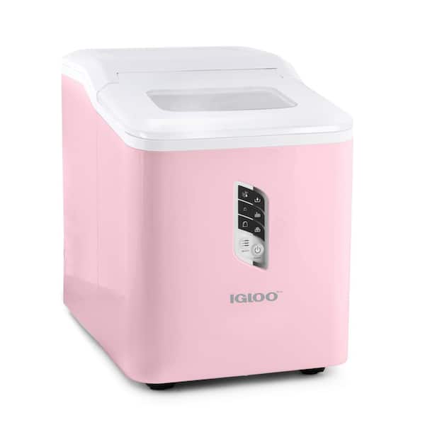 IGLOO 26 lb. Portable Ice Maker in Pink IGLICEBSC26PK The Home Depot