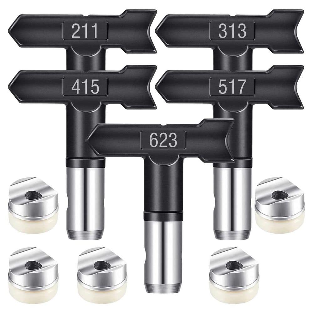 Reversible Airless Paint Sprayer Nozzle Tips with HEA Tech