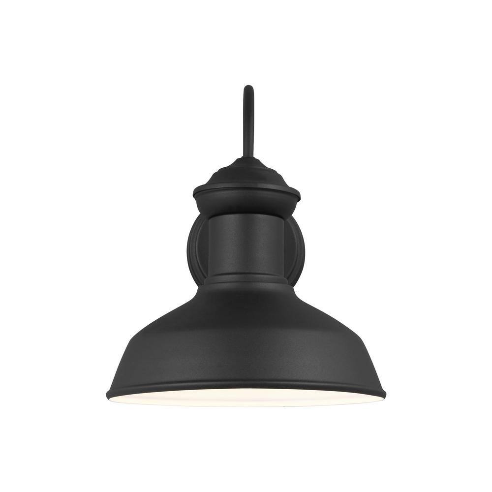 Fredricksburg 1-Light Black Outdoor Small Wall Lantern Sconce price history on PriceWatchPro