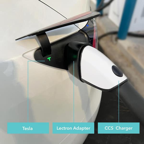 Lectron Black CCS Charger Adapter for Tesla at AutoZone