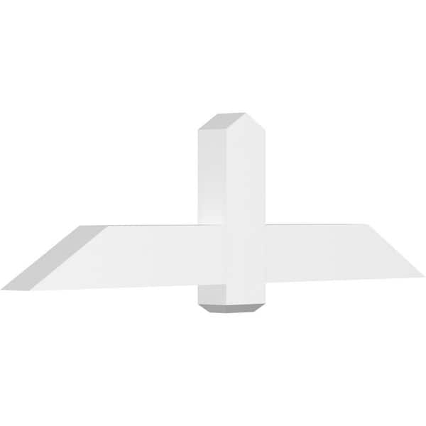 Ekena Millwork Eugene 60 in. W x 17.5 in. H x 4 in. D Signature Polyurethane Bracket