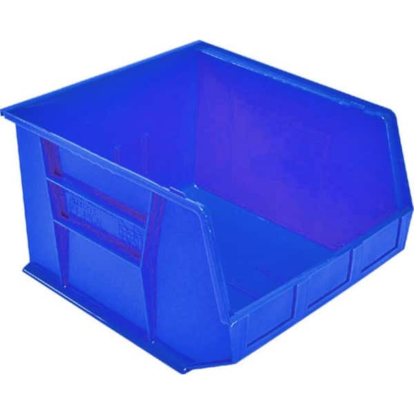 QUANTUM STORAGE SYSTEMS Ultra Series 27.00 Qt. Stack and Hang Bin in Blue (3-Pack)