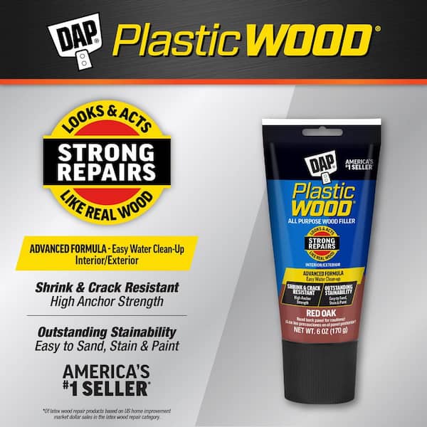 Plastic Wood 6 oz. Red Oak Latex Wood Filler (6-Pack)