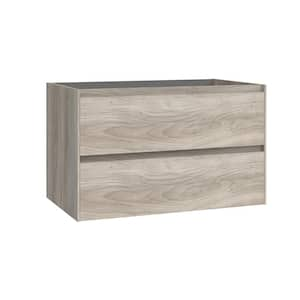 Perla 31.0 in. Bath Vanity Cabinet without Top in Grey Pine Assembled