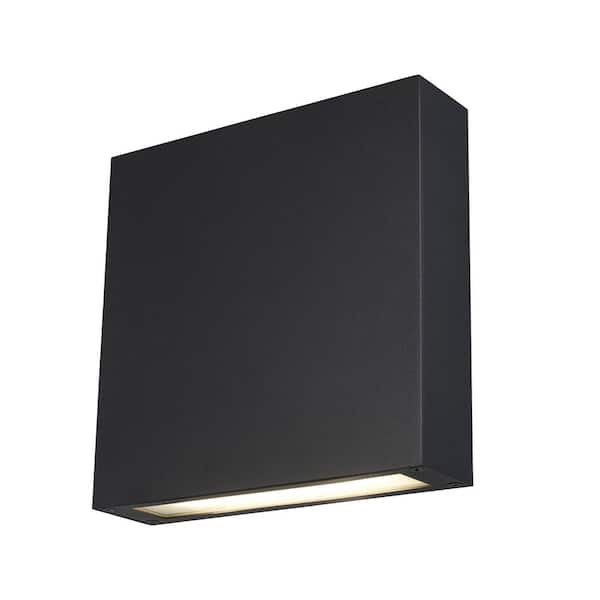 Bel Air Lighting Celestia Black Integrated LED Outdoor Wall Light Fixture