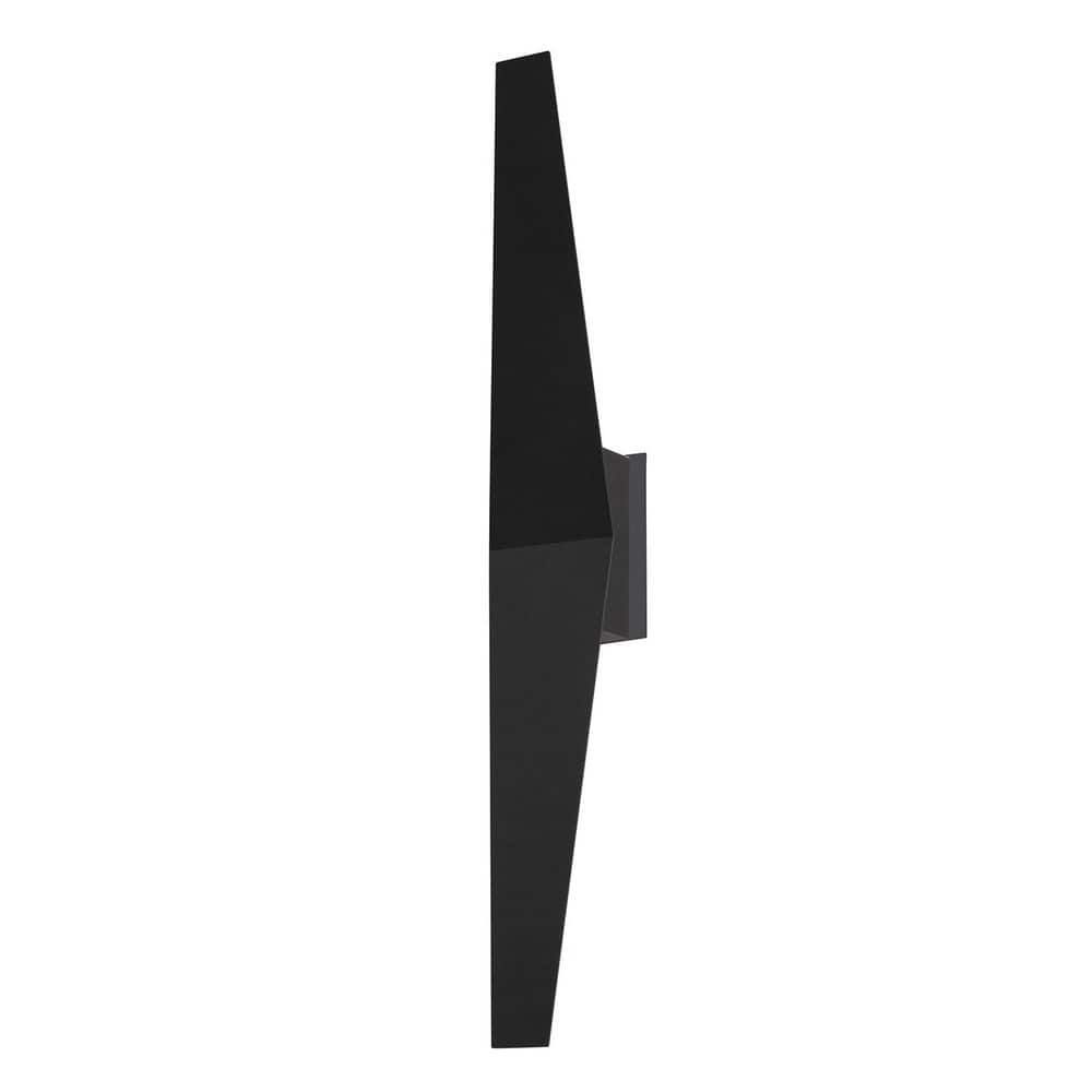 Brink Transitional 1-Light Black Dimmable Wall Sconce with Acrylic Shade price history on PriceWatchPro