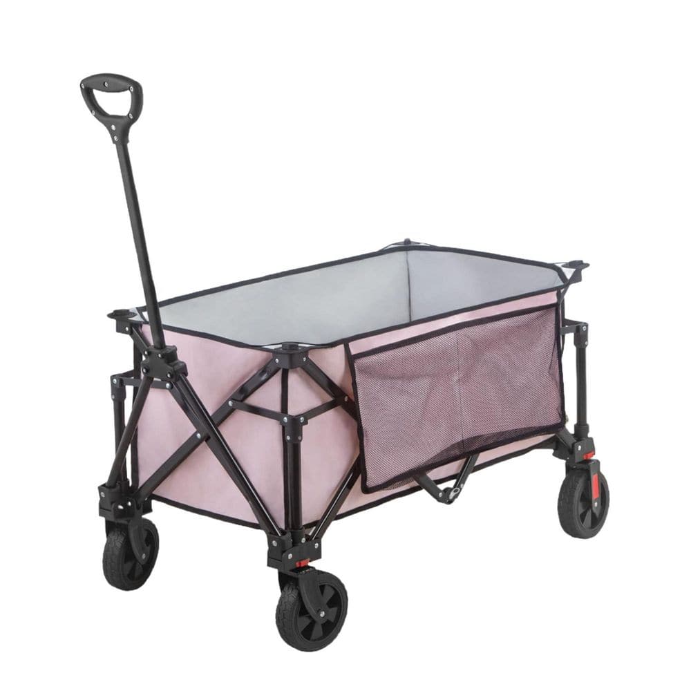 Steel Collapsible Folding Wagon Cart, 220 lbs. Heavy Duty Foldable Utility Garden Cart price history on PriceWatchPro