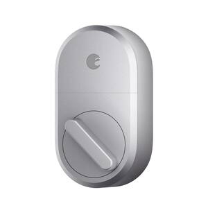 Bluetooth Smart Lock Silver (Retrofits Over Existing Deadbolt)