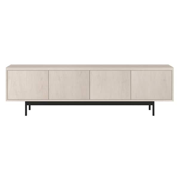 Meyer&Cross Abington 69.5 in. Alder White TV Stand Fits TV's