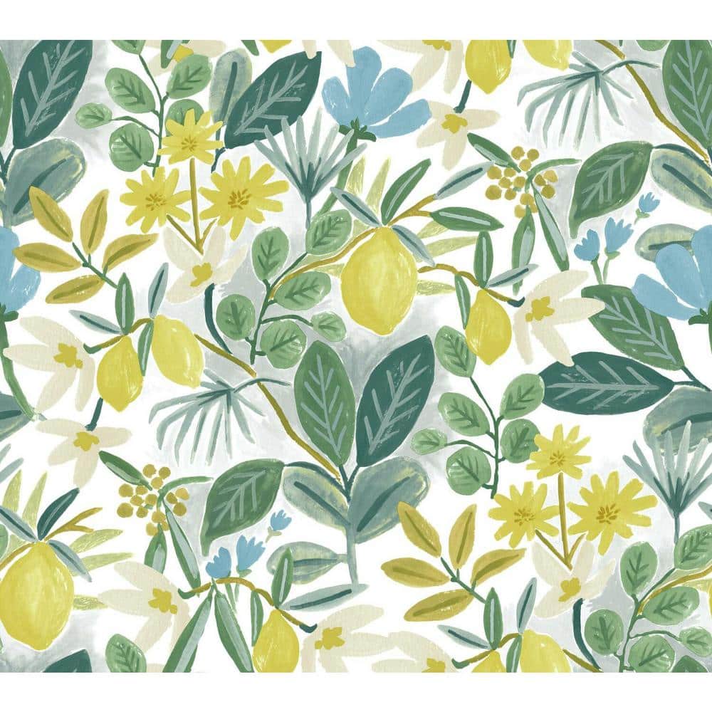 RIFLE PAPER CO. 45 sq. ft. Amalfi Peel and Stick Wallpaper PSW1318RL