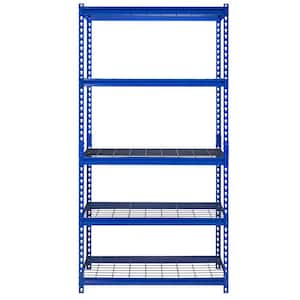 Shelf stainless steel screwless blue t-rax 160cm wide 