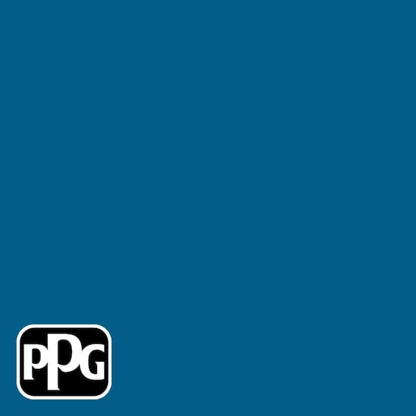 1 gal. PPG1157-7 Blue Flame Semi-Gloss Door, Trim and Cabinet Paint Low VOC