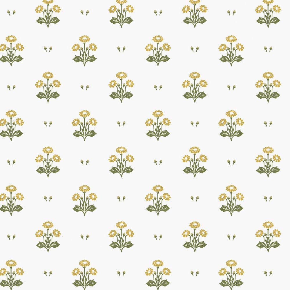 Harthill Daisy Ochre Wallpaper Sample price history on PriceWatchPro
