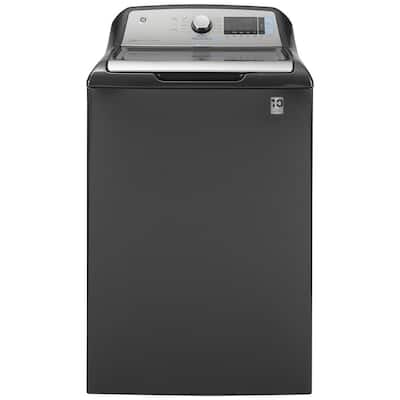 5.2 cu. ft. High-Efficiency Smart Diamond Gray Top Load Washer with Smart Dispense and Sanitize with Oxi, ENERGY STAR