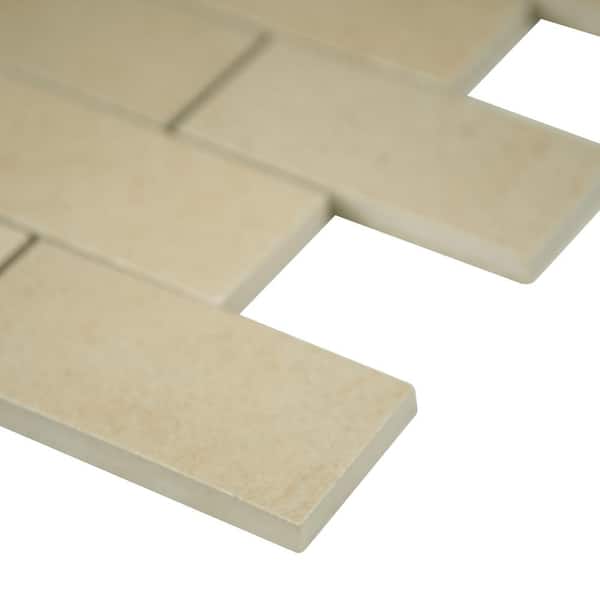 MSI Alvara Cremita Subway 12 in. x 12 in. x 10 mm Polished