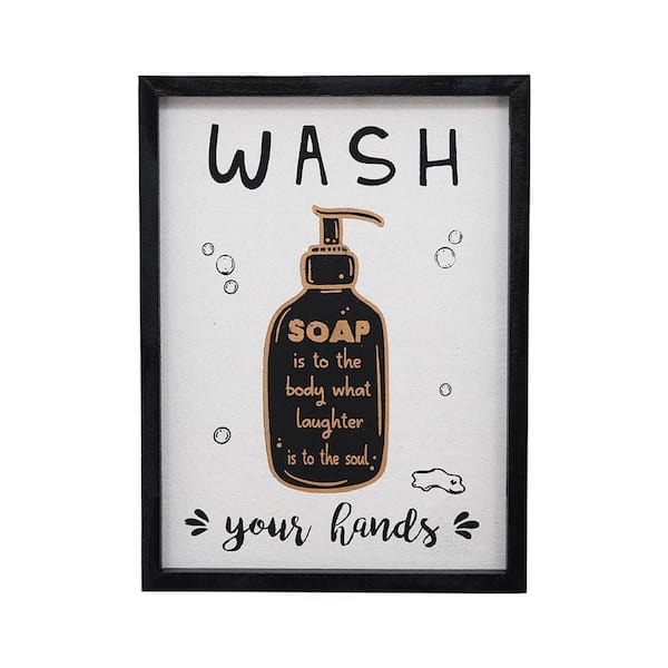 Bathroom Wall Art Printable Vintage Sign #1017 Vintage Oak Leaf Soap Company Poster Rustic Laundry Room Decor