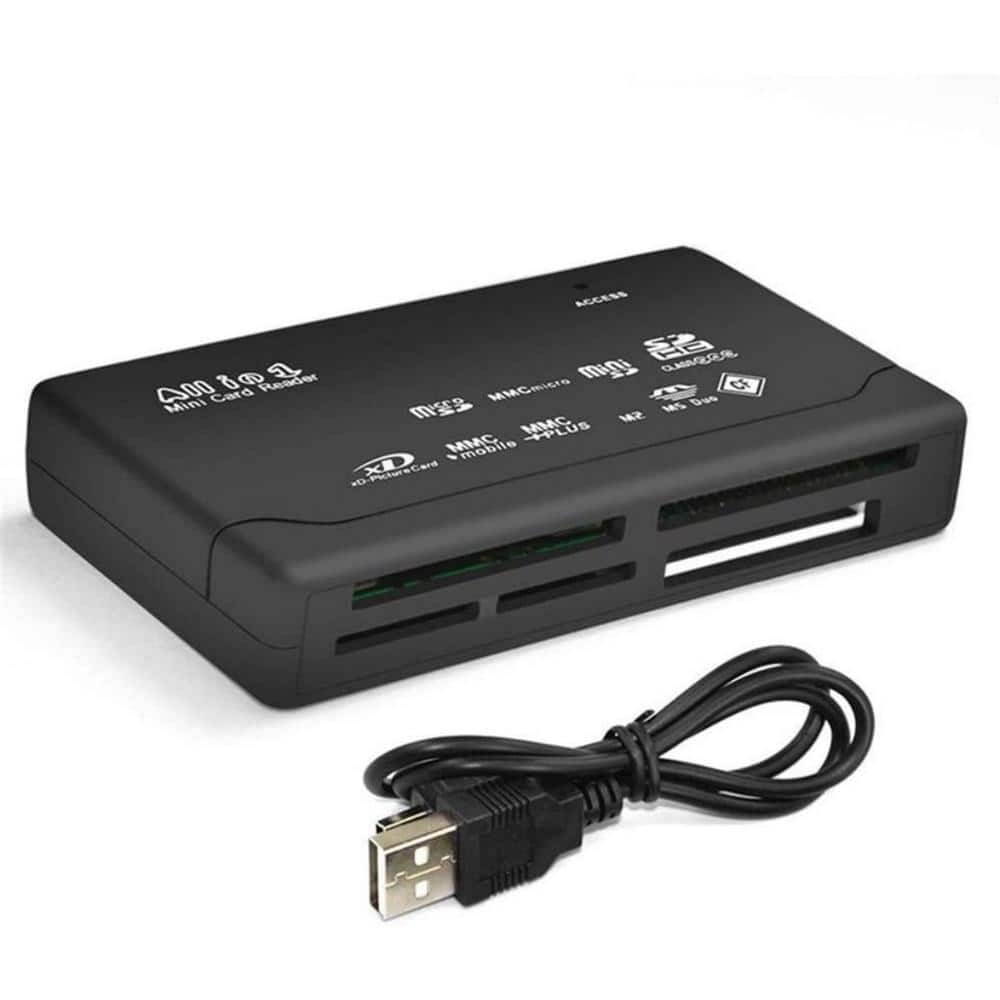 Gå en tur Mordrin Apparatet SANOXY USB 2.0 All-In-1 CF xD SD MS SDHC Memory Card Reader  SANOXY-DSV-ALL1-memorycrd - The Home Depot